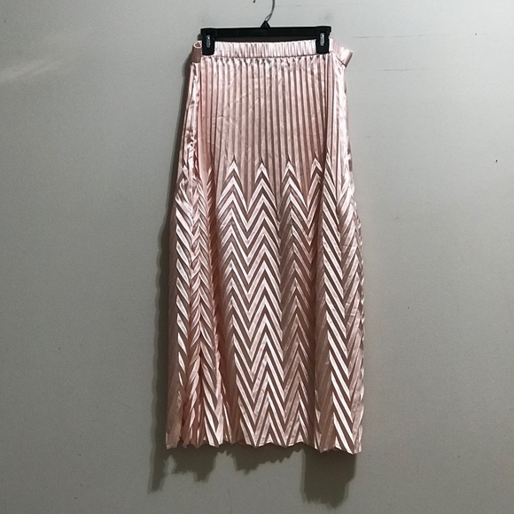 Misook Chevron Textured A Line Maxi Skirt 100% Polyester - Picture 1 of 2